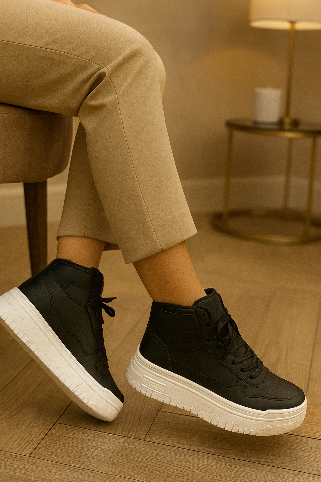 Nuevos Tenis Bota Dama