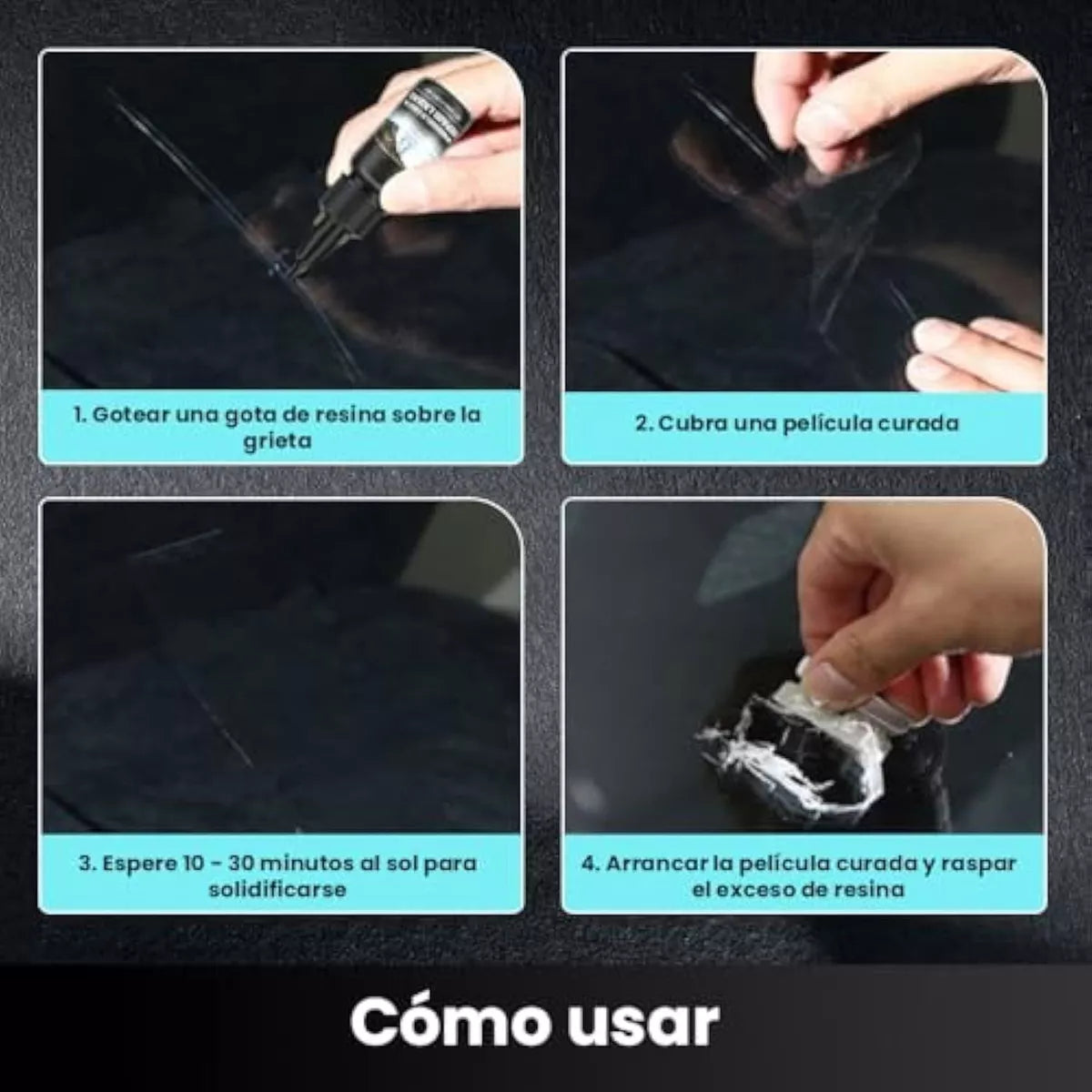 Nanoliquido Reparador de Vidrio