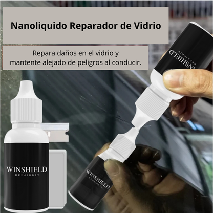 Nanoliquido Reparador de Vidrio